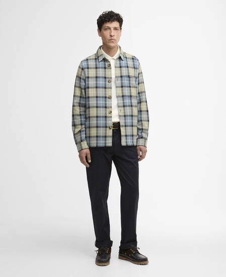 Vennel Textured Tartan Overshirt Highland Loch Tartan