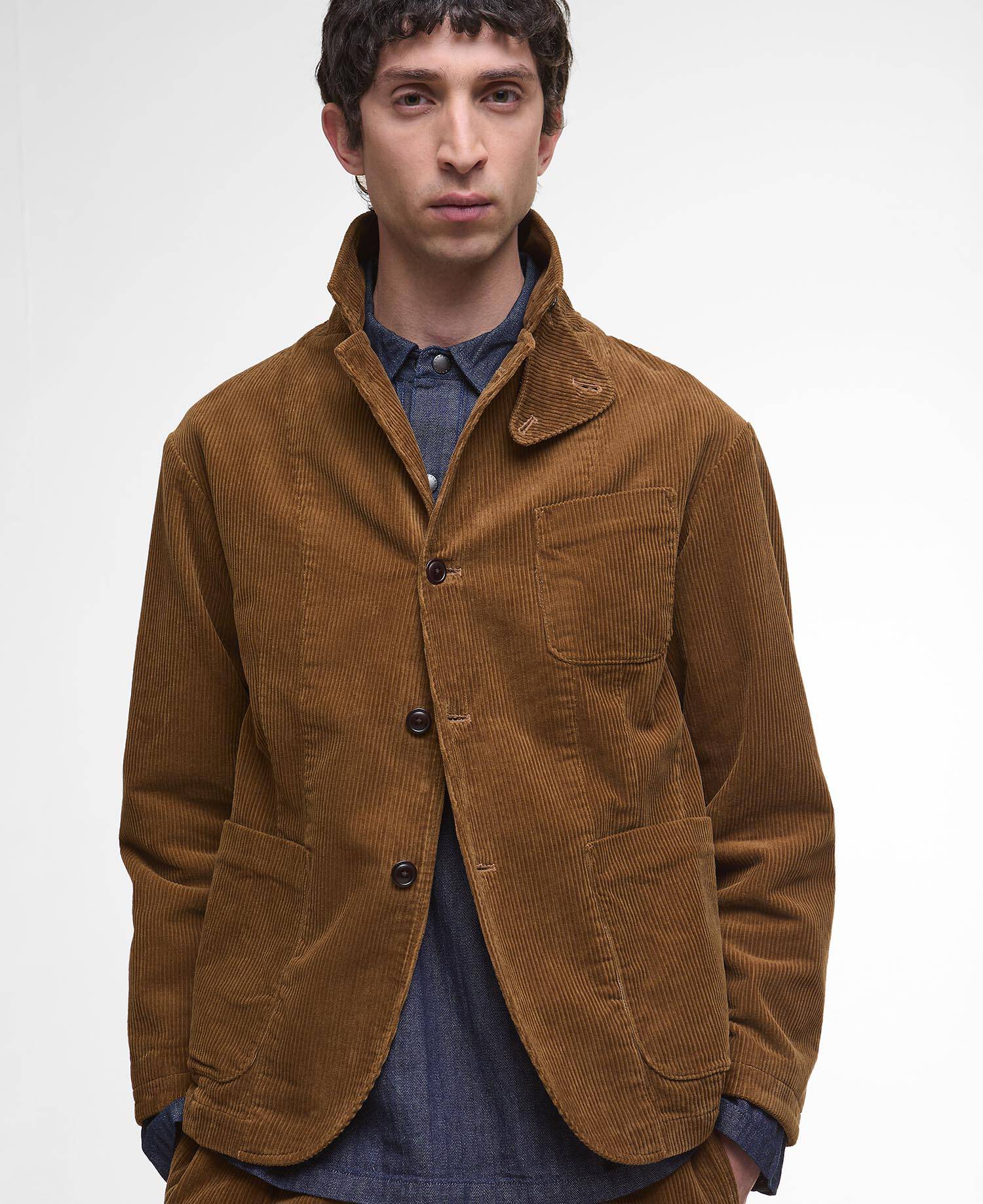 Elmbank Oversized Cord Blazer image number 4