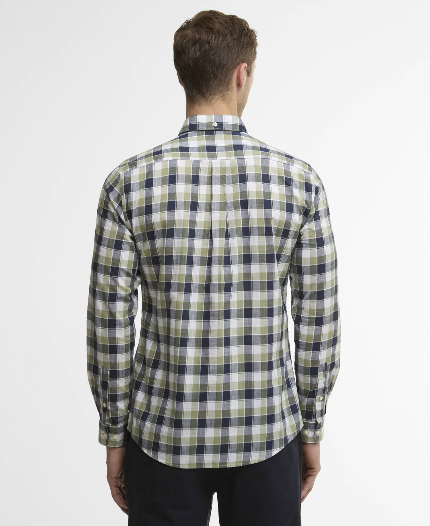 Hemd Harwood Gingham Tailored Olive image number 2