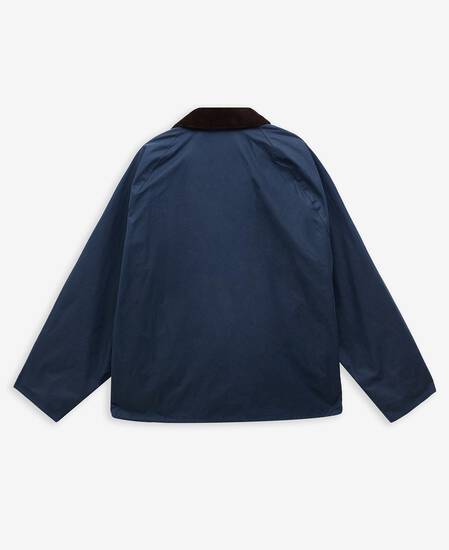 Transport Waxed Jacket Washed Cobalt