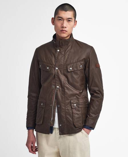 Duke Waxed Jacket Bark