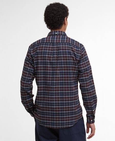 Haddington Tailored Tartan Shirt Midnight Oak Tartan