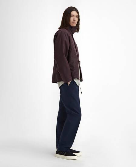 Transport Waxed Jacket Bordeaux