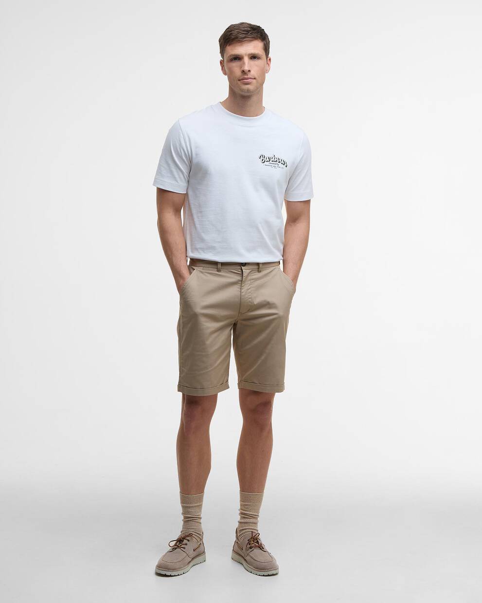 Lightweight Stretch Tailored Chino Shorts