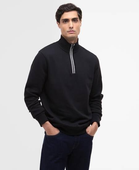 Rufforth Quarter-Zip Sweatshirt Black