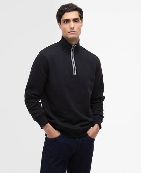 Rufforth Half Zip Sweatshirt Black