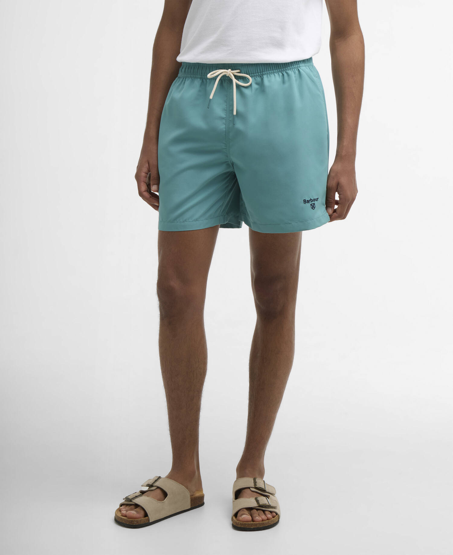 Logo Swim Shorts Light Teal image number 1