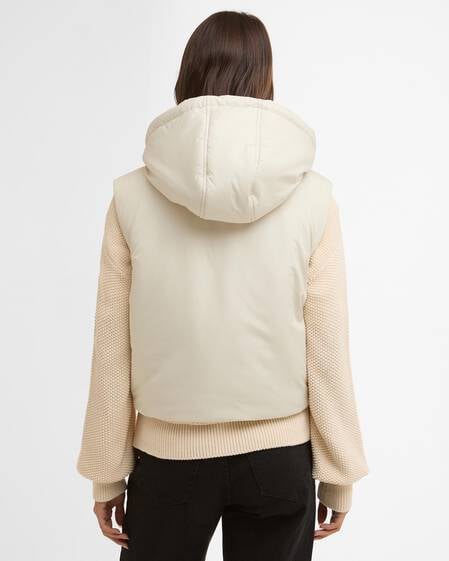 Calista Gilet Bone White