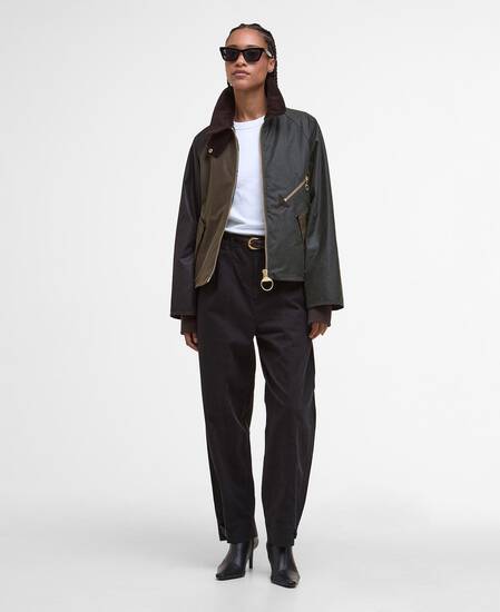 Arlene Waxed Jacket Beech/Ancient Tartan