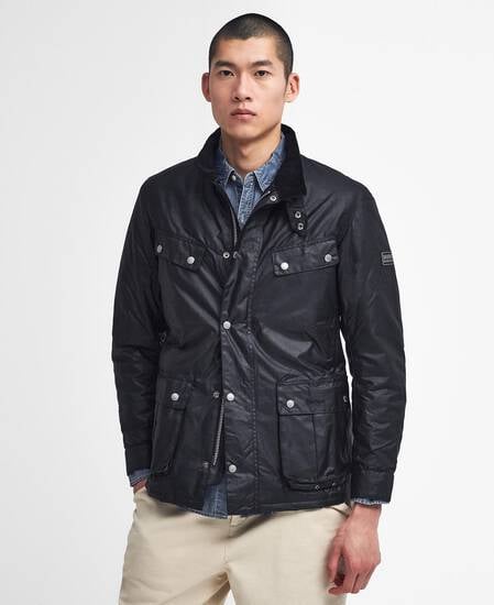 Tourer Duke Waxed Jacket Classic Black