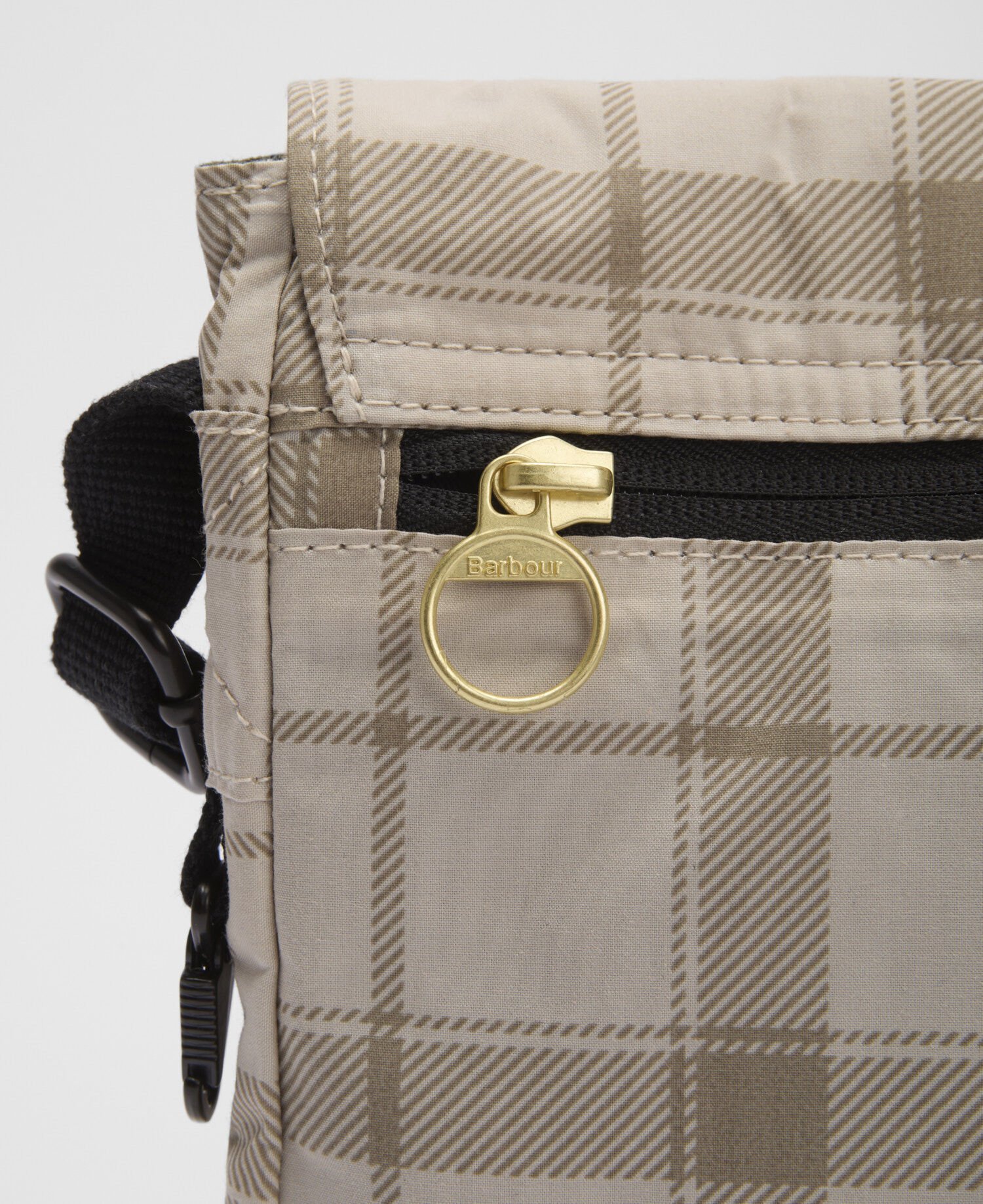 Transport Crossbody Bag Mist Tartan