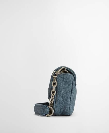 Denim Mini Soho Crossbody Bag Light Denim