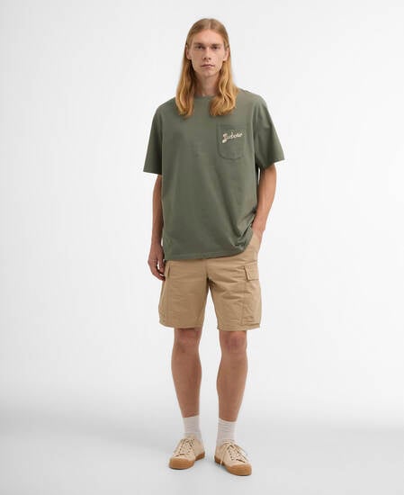 T-Shirt Links Oversized Green Slate