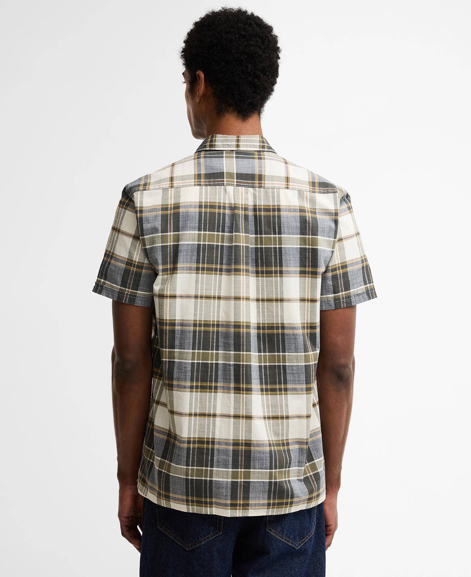 Grassbeach Check Short-Sleeved Shirt Whisper White image number 2