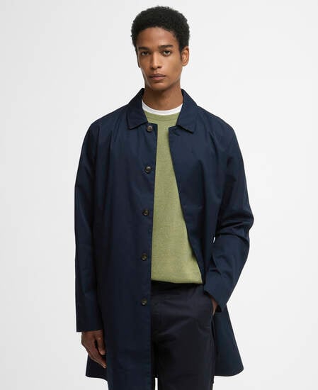 Rokig Lightweight Mac Jacket Navy/Highland Loch