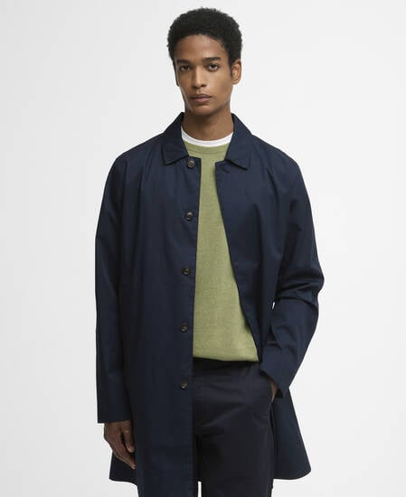 Rokig Lightweight Mac Jacket Navy/Highland Loch