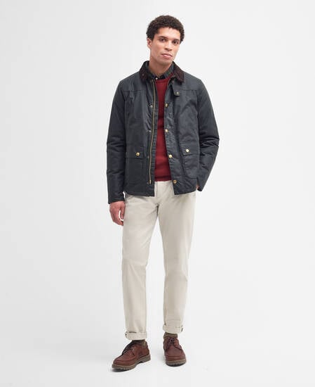Reelin Waxed Jacket Sage