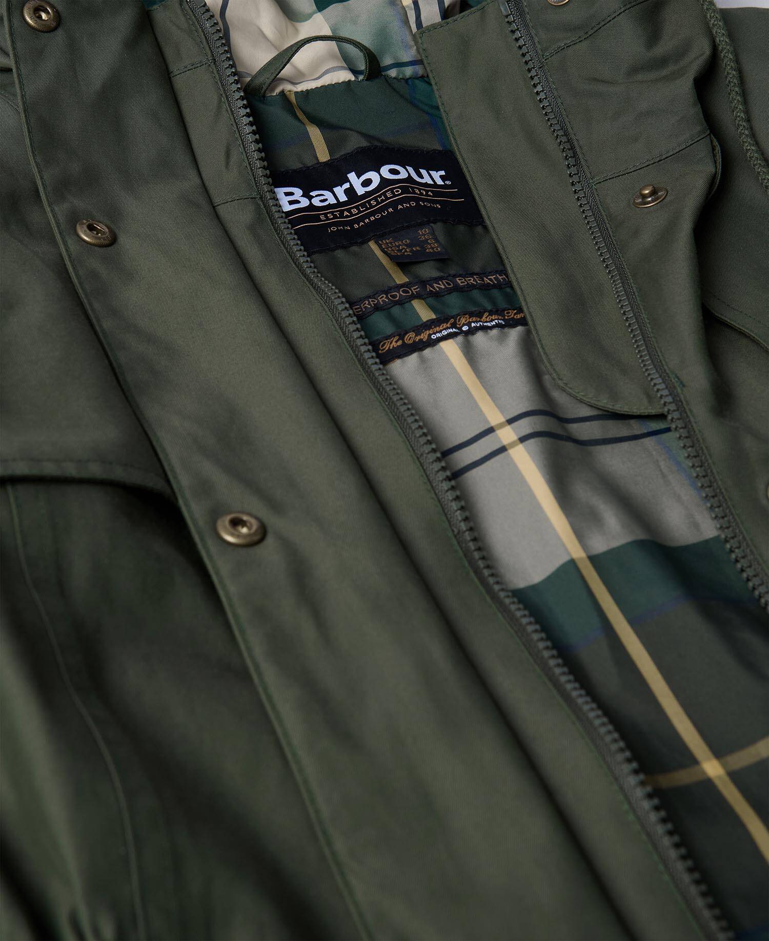 Maple Waterproof Jacket Olive/Ancient Tartan image number 5