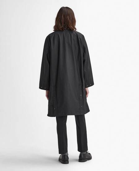 Modified Exmoor Waxed Coat Classic Black