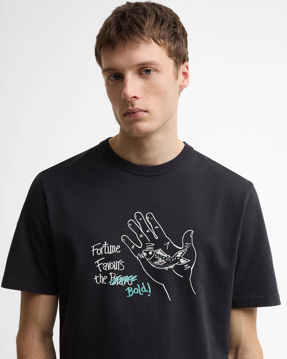 Paul Smith Loves Barbour Fortune Fish Graphic T-Shirt