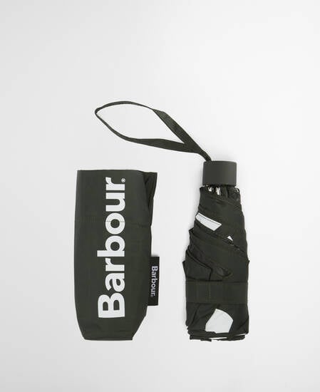 Logo Mini Umbrella Barbour Green