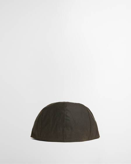 Waxed Flat Cap Olive
