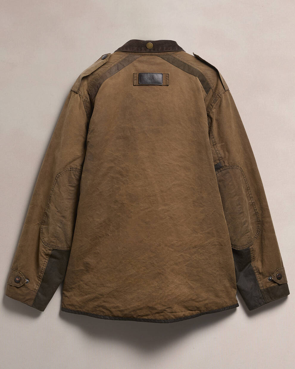 Barbour Re-Loved Men's Trooper Waxed Jacket - Size M Olive