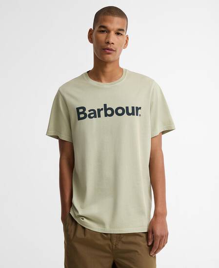 Washington Overdyed Logo Tailored T-Shirt Mineral Green