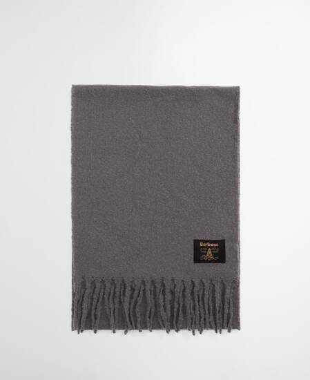 Brandy Boucle Scarf Grey