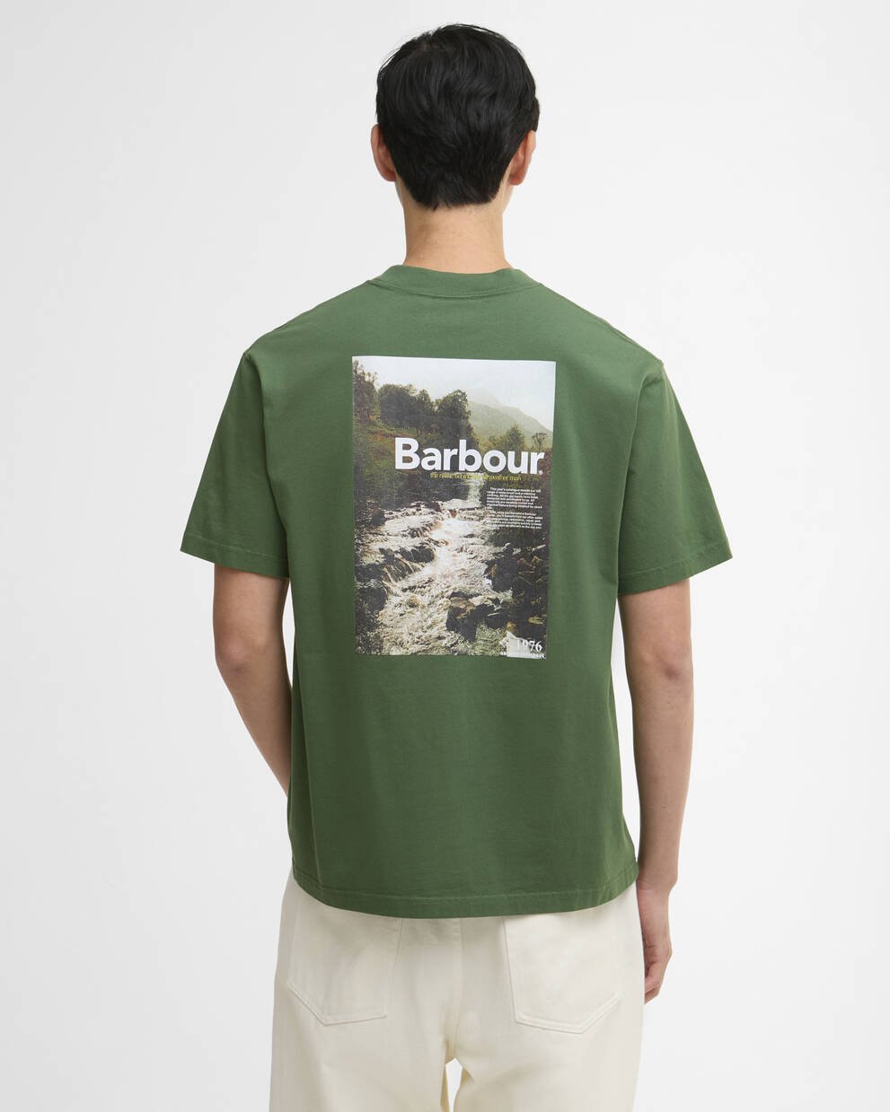 T-shirt oversize con stampa 1976