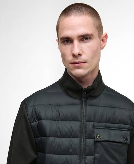 Heysham Quilted Sweatshirt Sage Heysham Quilted Sweatshirt Sage