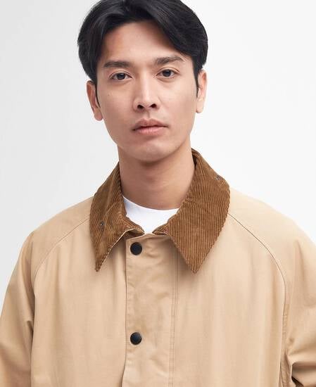 Transporter Oversized Casual Jacket Stone