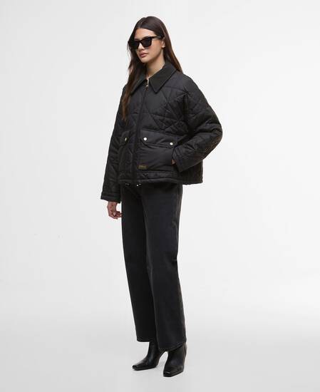 Juliana Quilted Jacket Black