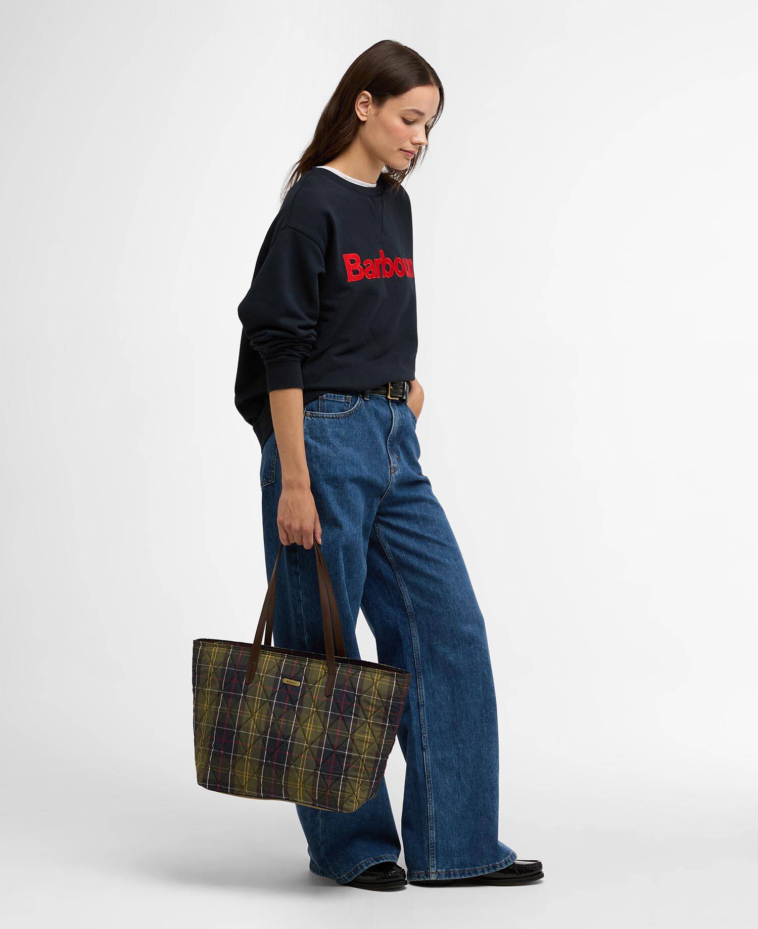 Wetherham Quilted Tartan Tote Bag image number 1