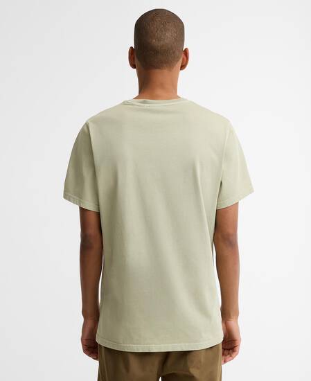 Washington Overdyed Logo Tailored T-Shirt Mineral Green