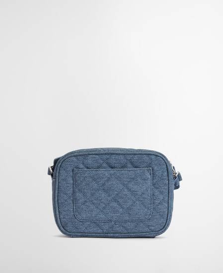 Denim Quilted Sloane Crossbody Bag Light Denim