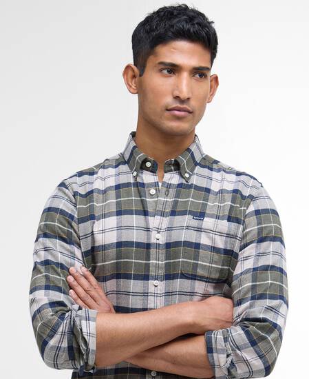 Kyeloch Tailored Long-Sleeved Shirt Forest Mist Kyeloch Tailored Long-Sleeved Shirt Forest Mist