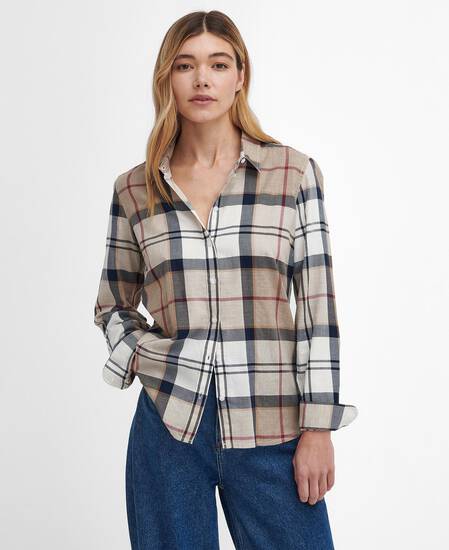 Bredon Regular Long-Sleeved Shirt Hessian Tartan