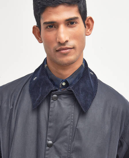 Border® Waxed Jacket Classic Navy