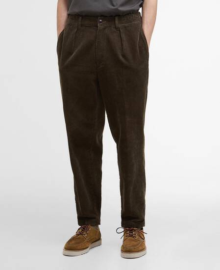 Cordhose Elmbank Oversized Olive