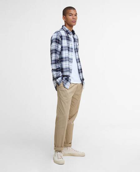 Fortrose Tailored Long-Sleeved Shirt Riverstone Tartan Fortrose Tailored Long-Sleeved Shirt Riverstone Tartan