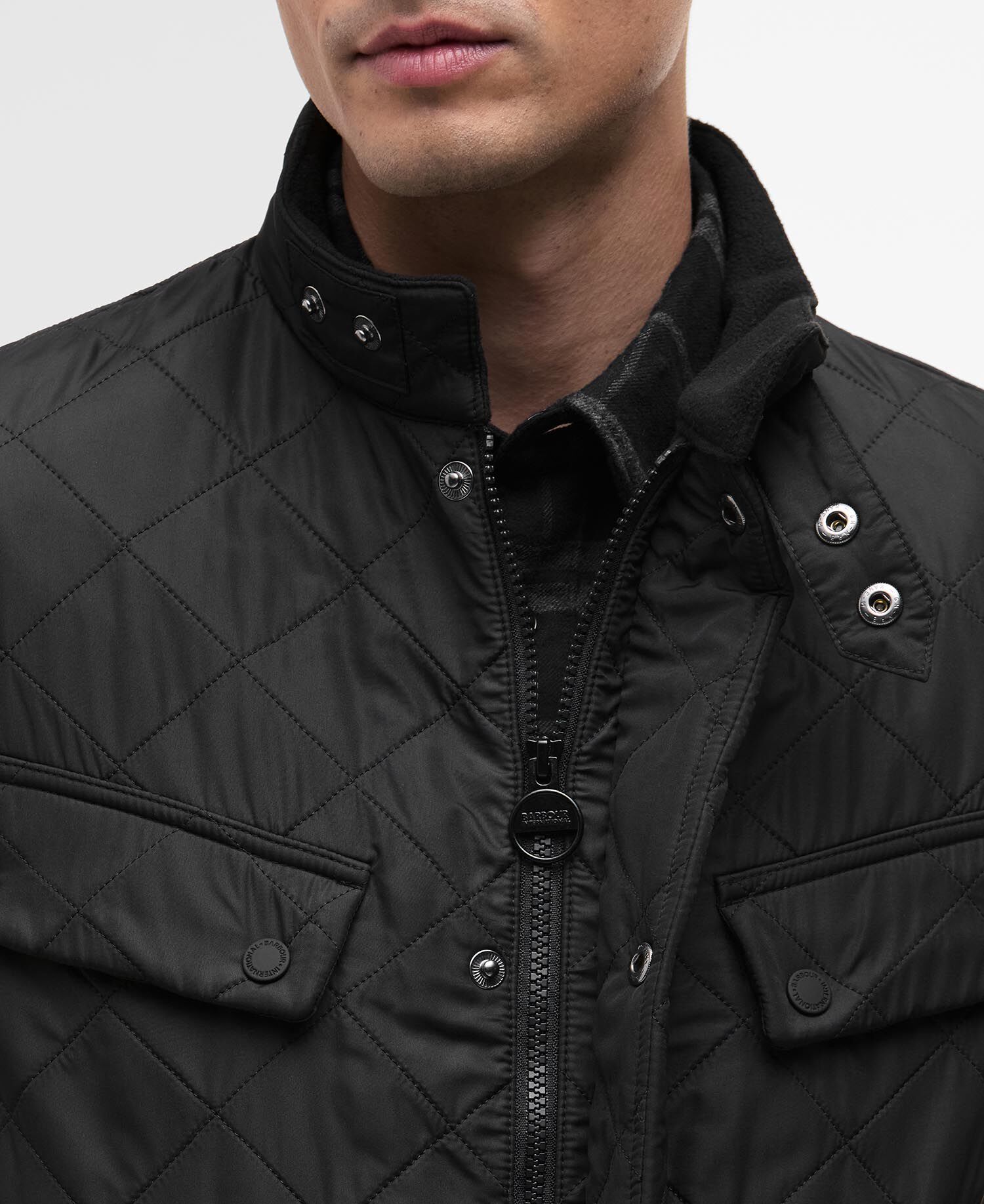 Contemporary Ariel Polarquilt Jacket Black