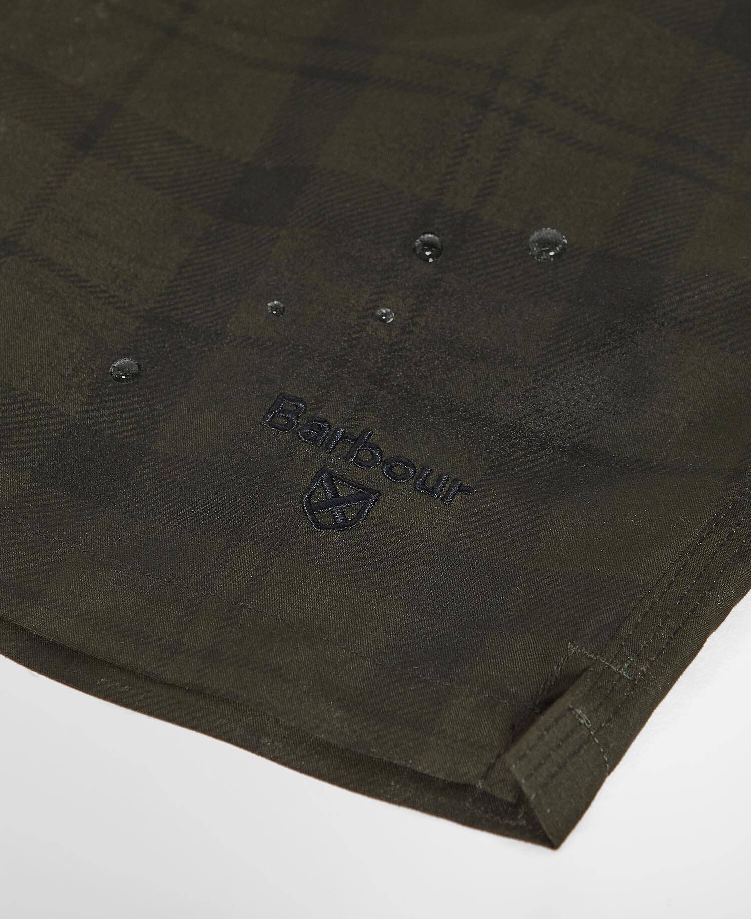 Water Reactive Tartan Swim Short Olive image number 4