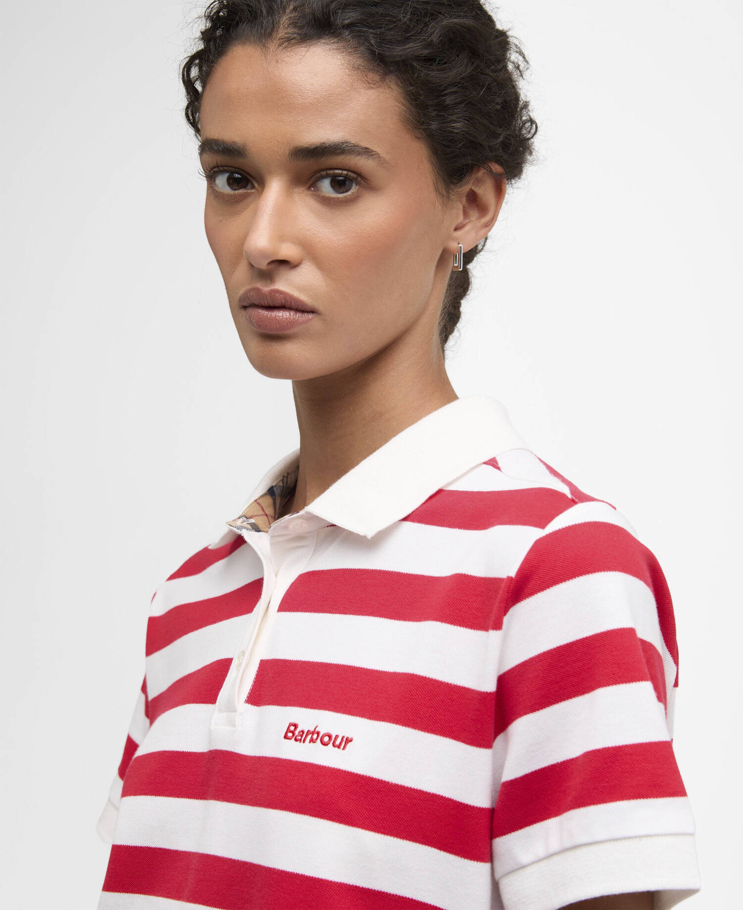 Poloshirt Ashbourne Striped Poppy Red Stripe image number 3