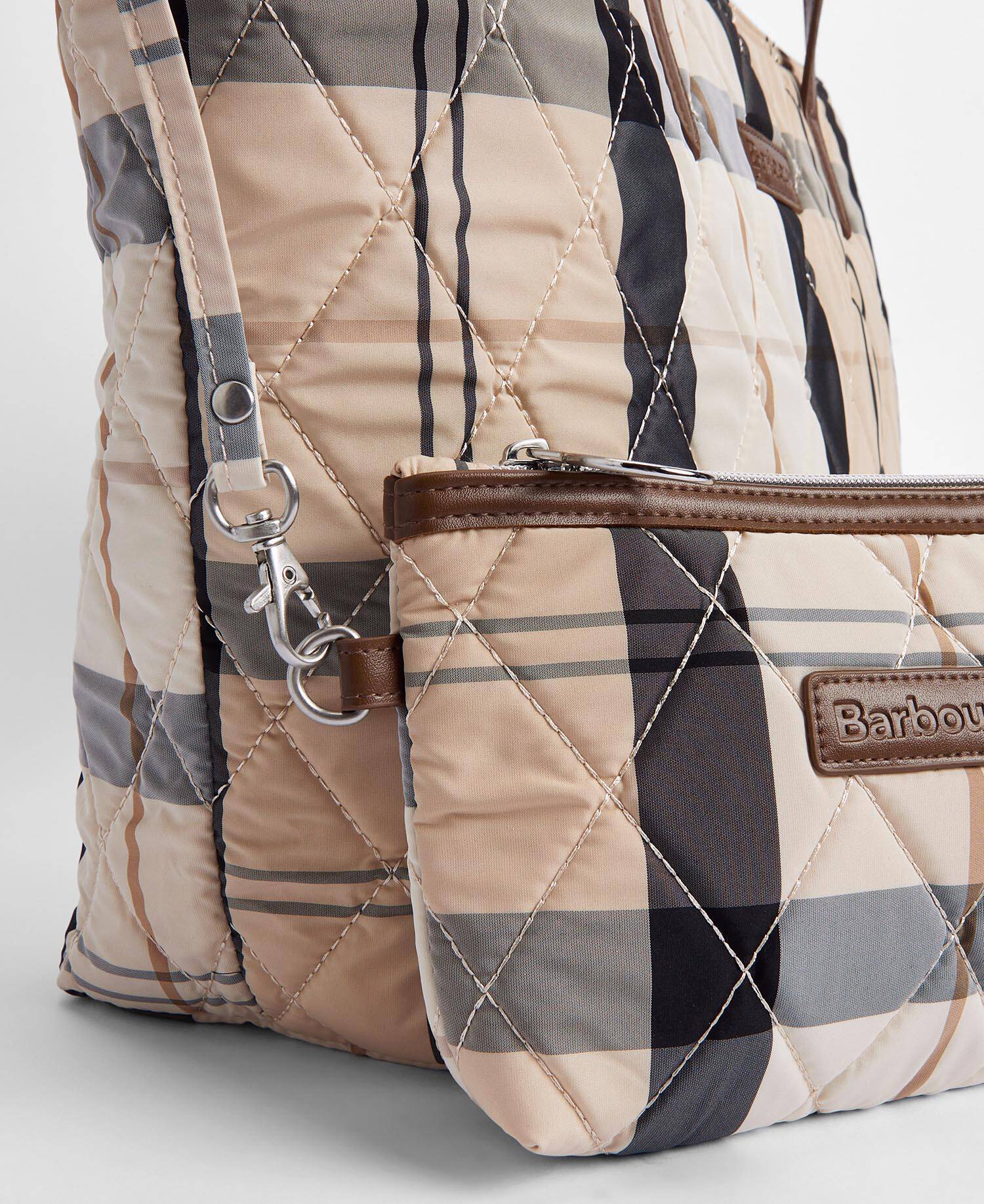 Wetherham Quilted Tartan Tote Bag image number 6