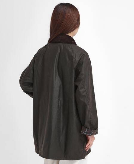 Women's Beaufort Waxed Jacket Olive-Classic