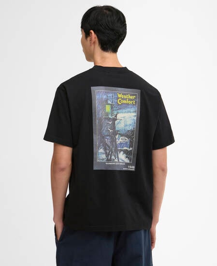 1946 Graphic OS T-Shirt Black