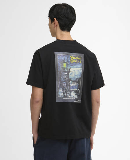 1946 Graphic OS T-Shirt Black