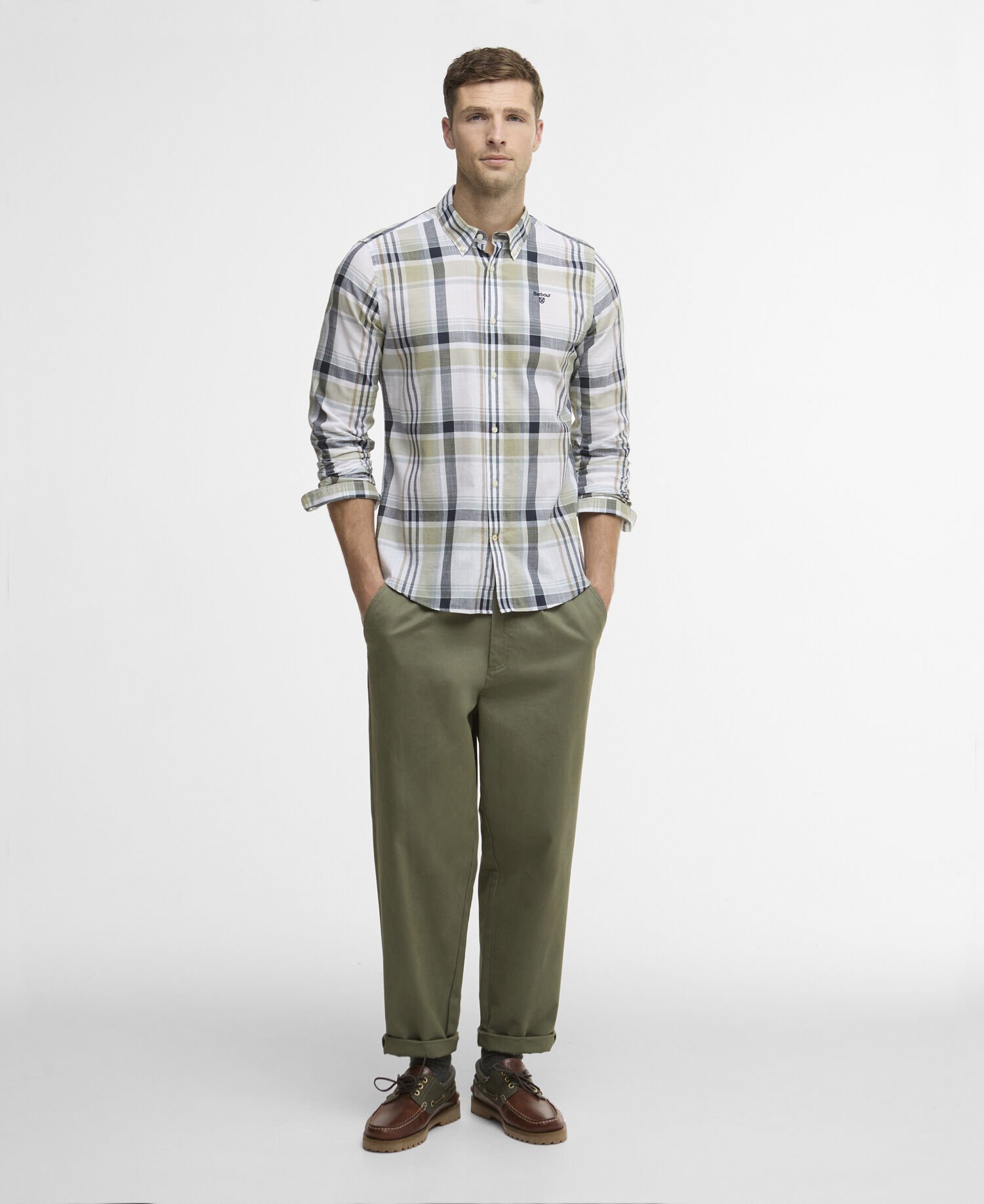 Hemd Kidd Tailored Laurel Green