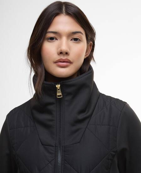 Sweatshirt Kya Quilted Black